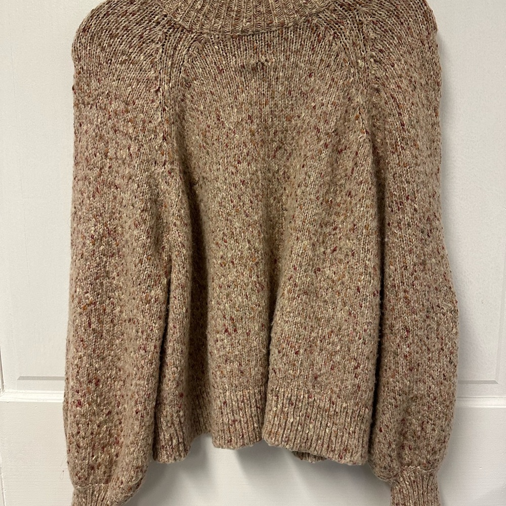 Bohme NWT Pink & Cream Marled Knit Sweater